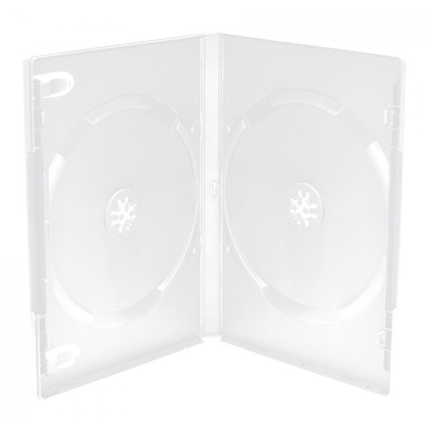 MEDIARANGE θήκη CD για 2 δίσκους, 14mm, διάφανη, 50τμχ