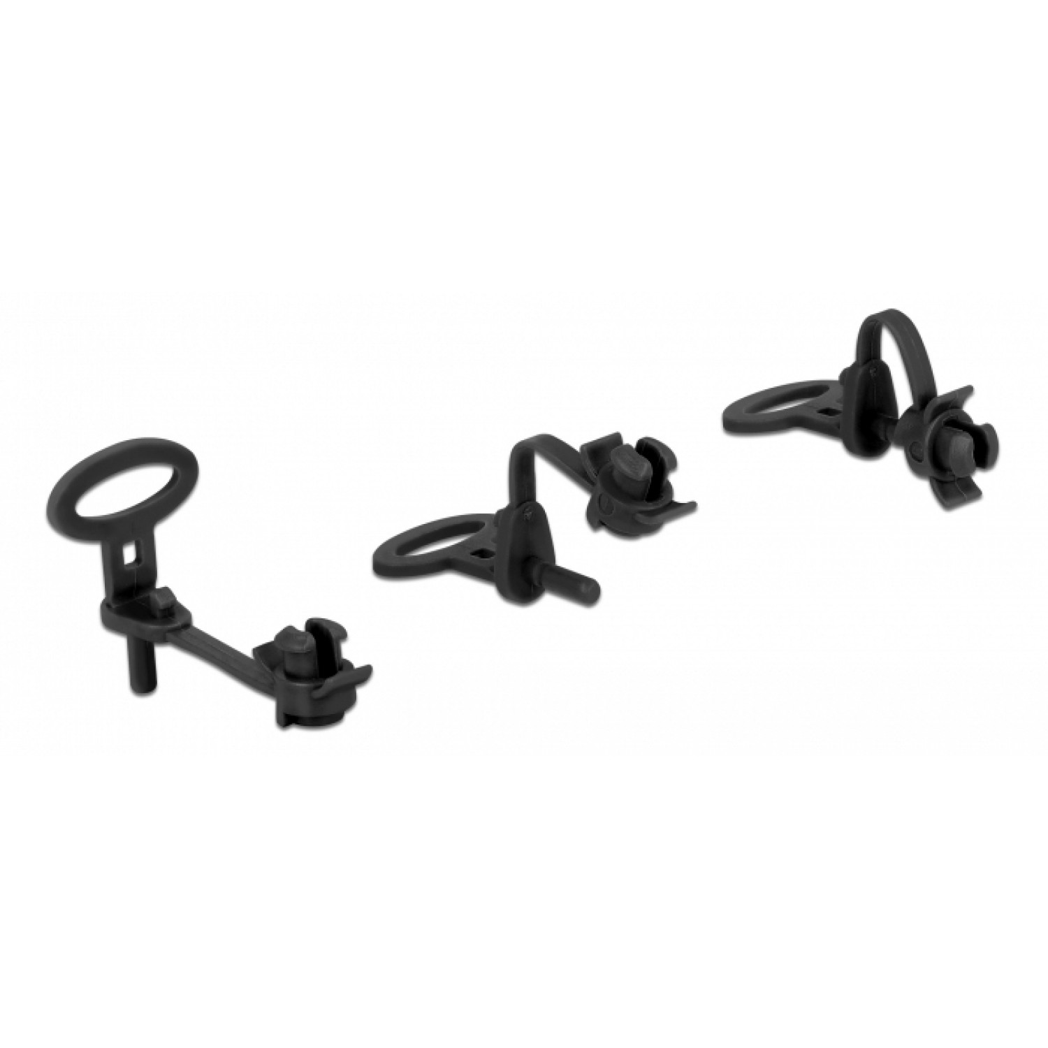 DELOCK Αποστάτης PCB 60190, 3.6mm, μαύρος, 10τμχ