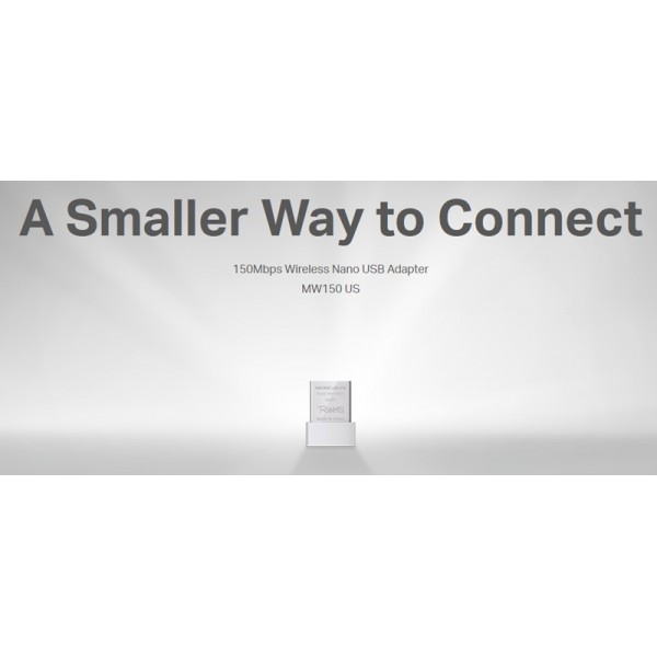 MERCUSYS Wireless Nano USB Adapter MW150US, 150Mbps, Ver. 2