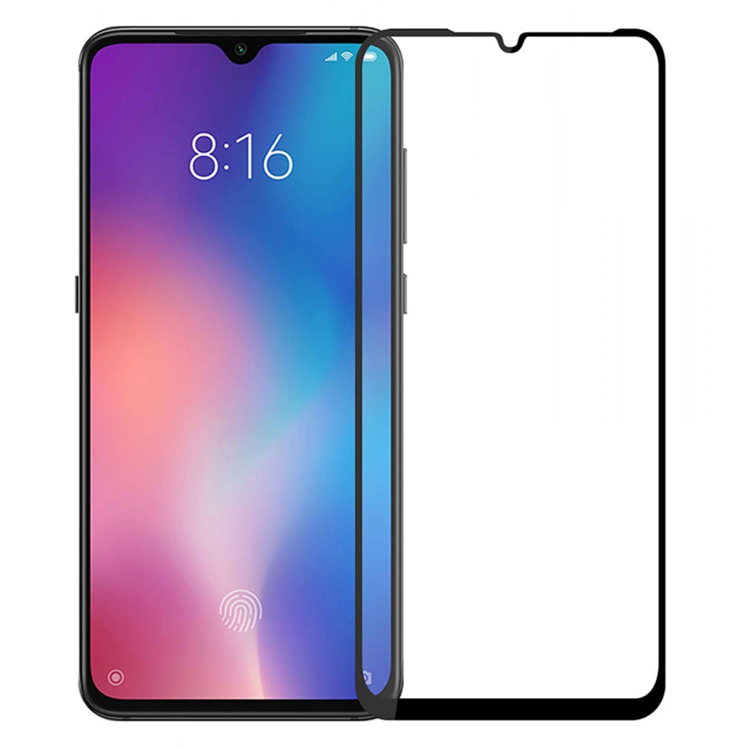POWERTECH Tempered Glass 5D Full Glue για Xiaomi Mi 9, μαύρο POWERTECH Tempered Glass 5D Full Glue για Xiaomi Mi 9, μαύρο