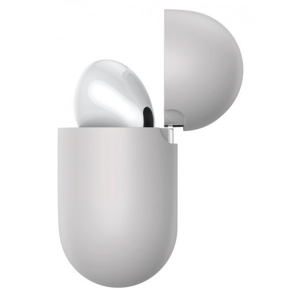 BASEUS θήκη σιλικόνης WIAPPOD-ABZ0G για Apple Airpods Pro, γκρι BASEUS θήκη σιλικόνης WIAPPOD-ABZ0G για Apple Airpods Pro, γκρι