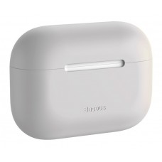 BASEUS θήκη σιλικόνης WIAPPOD-ABZ0G για Apple Airpods Pro, γκρι
