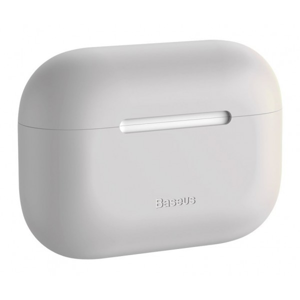 BASEUS θήκη σιλικόνης WIAPPOD-ABZ0G για Apple Airpods Pro, γκρι BASEUS θήκη σιλικόνης WIAPPOD-ABZ0G για Apple Airpods Pro, γκρι