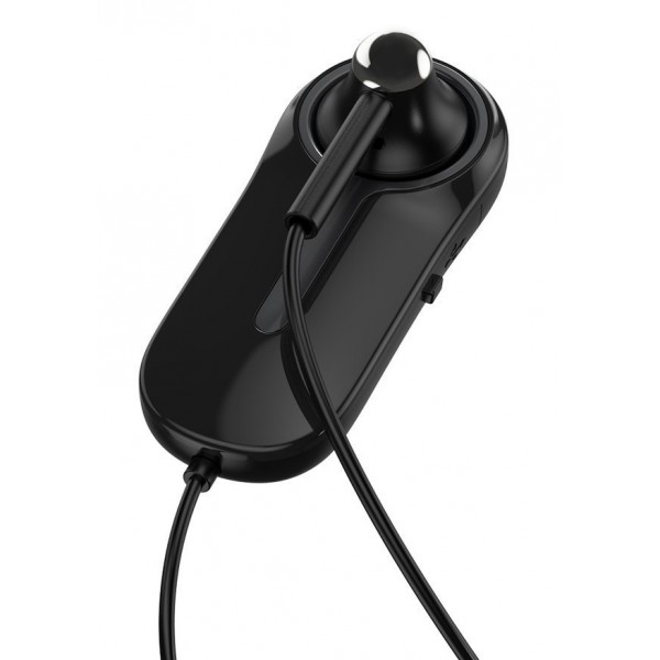 BASEUS bluetooth earphones ENCOK Α06, με μαγνήτη και κλιπ, δόνηση, μαύρα