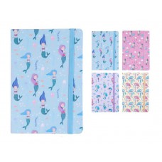 CERVANTES Μπλοκ σημειώσεων Α5 PB607, 4 σχέδια, λάστιχο ασφάλισης, 12τμχ