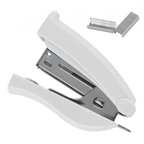 MP mini συρραπτικό με ανταλλακτικά PA612, 24/6, 12 φύλλα, λευκό MP mini συρραπτικό με ανταλλακτικά PA612, 24/6, 12 φύλλα, λευκό