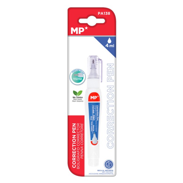 MP Διορθωτικό υγρό σε στυλό ακριβείας PA138, 1.2mm, 4ml MP Διορθωτικό υγρό σε στυλό ακριβείας PA138, 1.2mm, 4ml