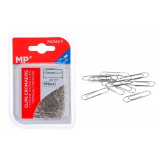 MP μεταλλικοί συνδετήρες PA342-1, 28mm, 100τμχ, ασημί