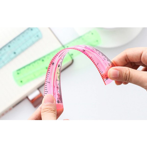 MP εύκαμπτος χάρακας PL003, 30cm, ροζ MP εύκαμπτος χάρακας PL003, 30cm, ροζ