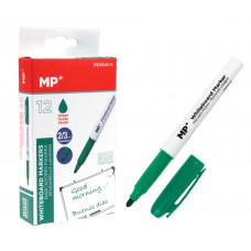 MP Μαρκαδόρος ασπροπίνακα PE494V-S, πάχος μύτης 2-3mm, πράσινος, 12τμχ