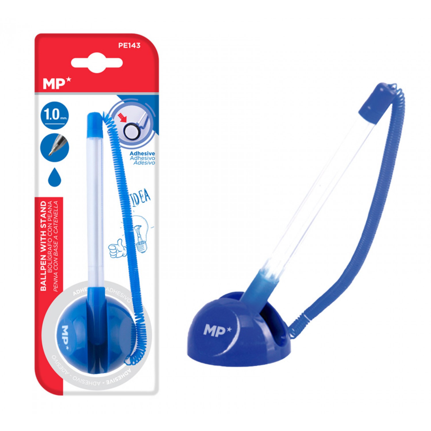 MP στυλό διαρκείας με βάση PE143, 1mm, μπλε MP στυλό διαρκείας με βάση PE143, 1mm, μπλε