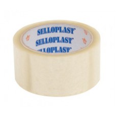 SELLOPLAST Αυτοκόλλητη ταινία SEL-005, διάφανη, 48mm, 60m, 6τμχ