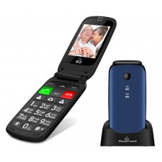 POWERTECH Κινητό Τηλέφωνο Sentry IV PTM-17, SOS Call, με φακό, μπλε