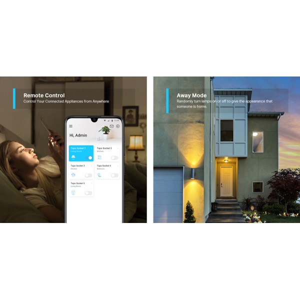 TP-LINK smart αντάπτορας ρεύματος TAPO-P100, Wi-Fi, ΒΤ, 4τμχ, Ver. 1.0 TP-LINK smart αντάπτορας ρεύματος TAPO-P100, Wi-Fi, ΒΤ, 4τμχ, Ver. 1.0