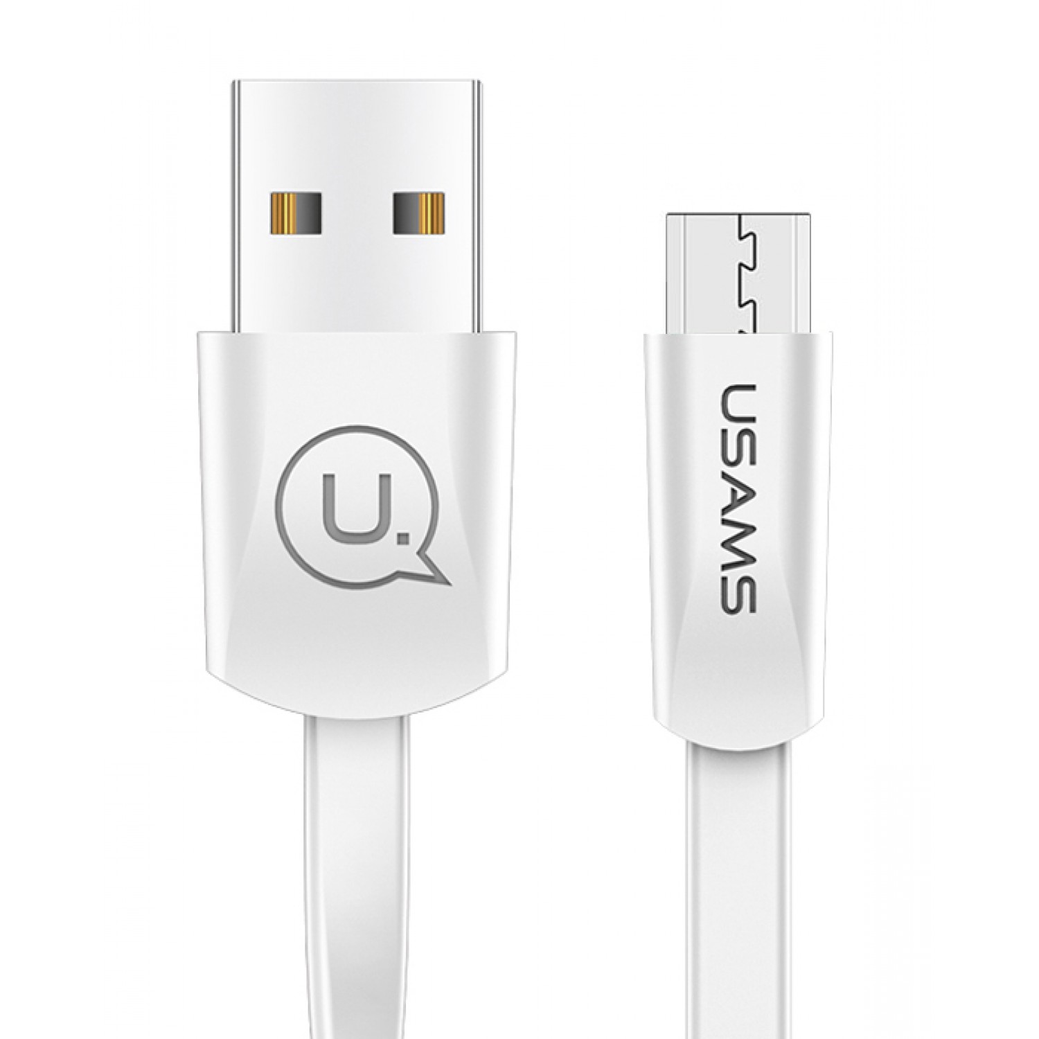USAMS Καλώδιο USB σε Micro USB US-SJ201, 1.2m, λευκό USAMS Καλώδιο USB σε Micro USB US-SJ201, 1.2m, λευκό