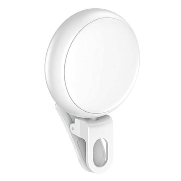 USAMS LED προβολέας για selfie, RGB led, 300mAh, λευκός USAMS LED προβολέας για selfie, RGB led, 300mAh, λευκός