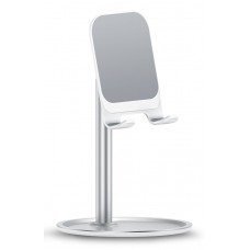 USAMS βάση smartphone US-ZJ048, ρυθμιζόμενη, μεταλλική, λευκή