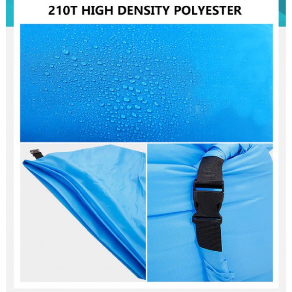 Φουσκωτό στρώμα lazy bag TMV-0028 με τσάντα μεταφοράς, 230x70cm, μπλε Φουσκωτό στρώμα lazy bag TMV-0028 με τσάντα μεταφοράς, 230x70cm, μπλε