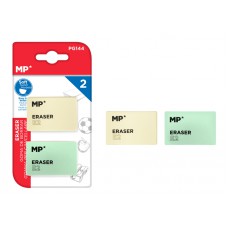 MP γόμα E2 PG144, 47 x 31 x 11mm, σετ 2τμχ, λευκή και πράσινη