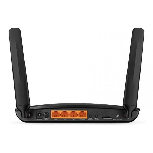 TP-LINK Wireless N Router TL-MR6400, 4G LTE, Wi-Fi 300Mbps, Ver. 4.0 TP-LINK Wireless N Router TL-MR6400, 4G LTE, Wi-Fi 300Mbps, Ver. 4.0