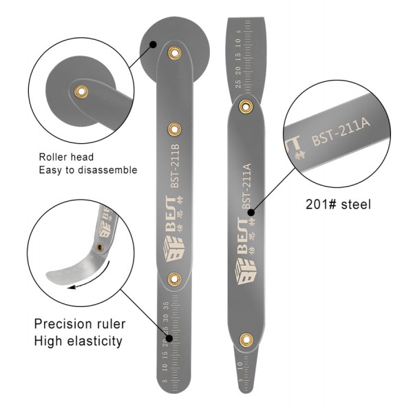 BEST flexible σετ εργαλείων ανοίγματος BST-211AB, μεταλλικά, ακριβείας BEST flexible σετ εργαλείων ανοίγματος BST-211AB, μεταλλικά, ακριβείας