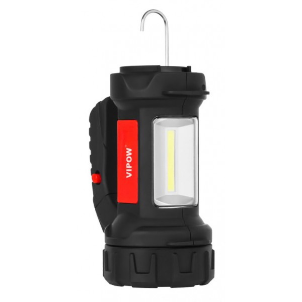 VIPOW φακός και λάμπα με χειρολαβή URZ0912, 3W 120 lumen, 2000mAh VIPOW φακός και λάμπα με χειρολαβή URZ0912, 3W 120 lumen, 2000mAh