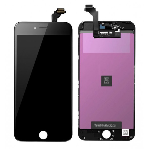 TW INCELL LCD ILCD-001 για iPhone 6, camera-sensor ring, earmesh, μαύρη