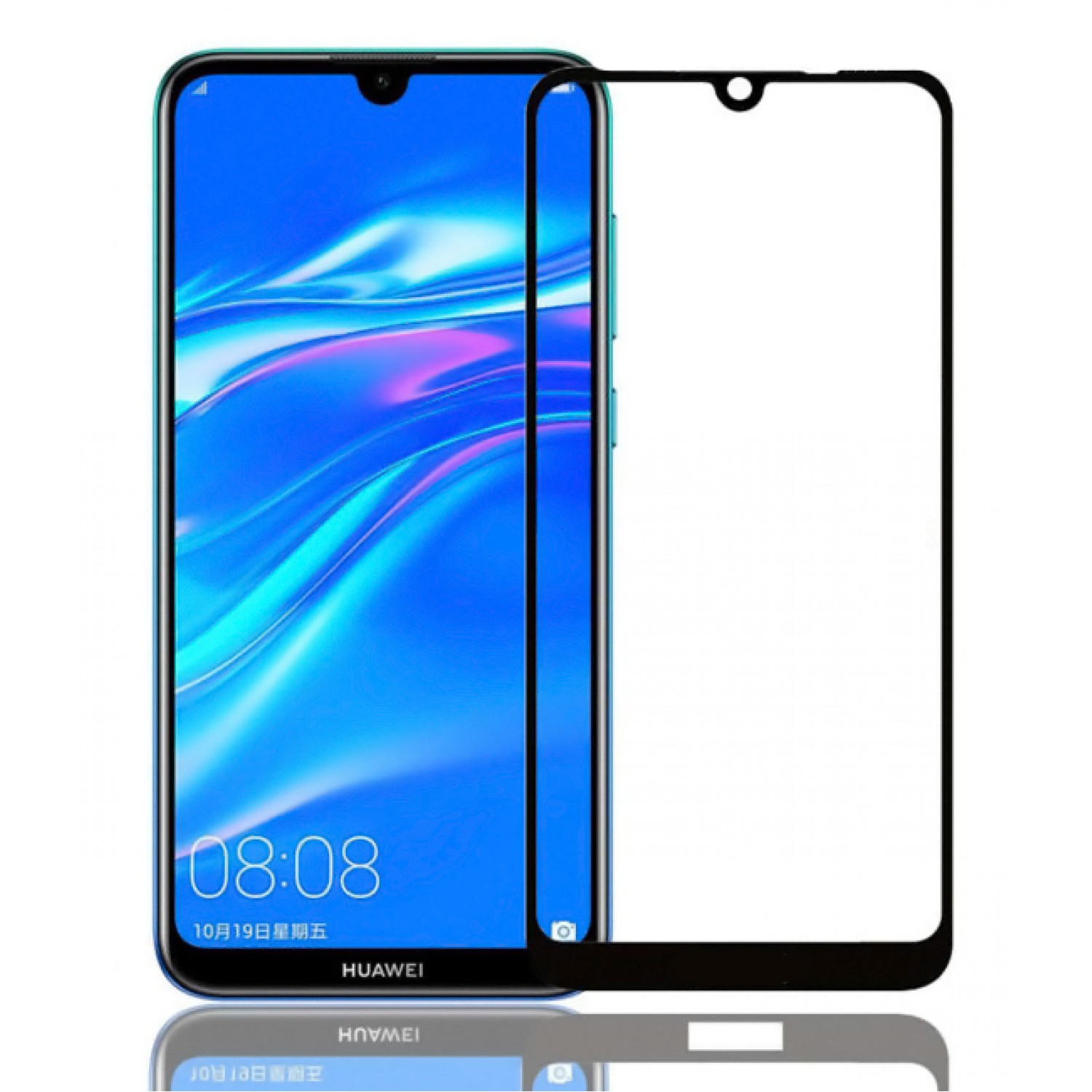 POWERTECH Tempered Glass 5D για Huawei Y8p, full glue, μαύρο POWERTECH Tempered Glass 5D για Huawei Y8p, full glue, μαύρο