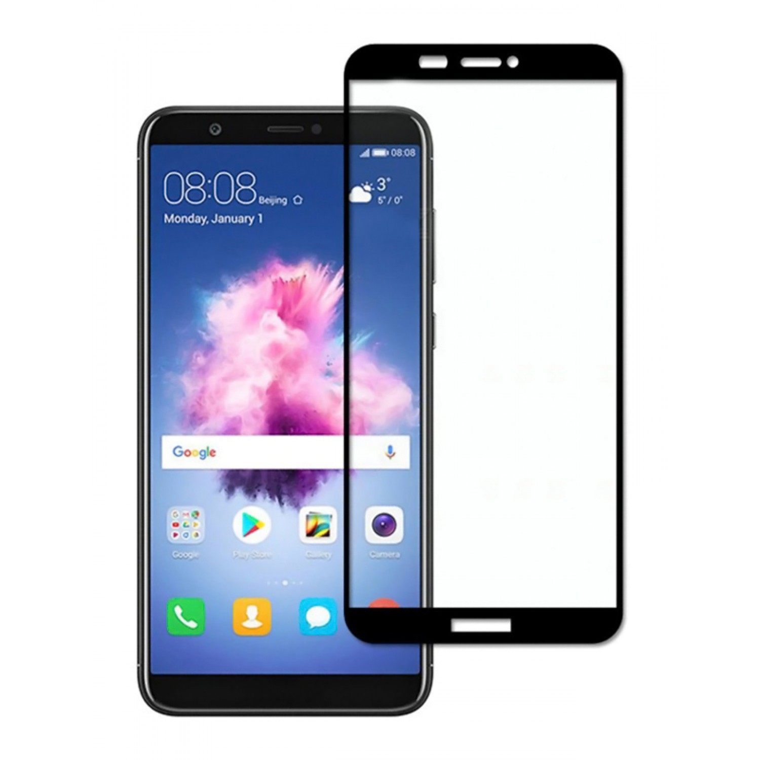 POWERTECH Tempered Glass 5D για Huawei Y5p, full glue, μαύρο POWERTECH Tempered Glass 5D για Huawei Y5p, full glue, μαύρο