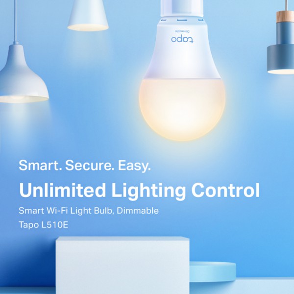 TP-LINK Smart λάμπα LED TAPO-L510E, WiFi, 8.7W, 806lm, E27, Ver. 1.0 TP-LINK Smart λάμπα LED TAPO-L510E, WiFi, 8.7W, 806lm, E27, Ver. 1.0