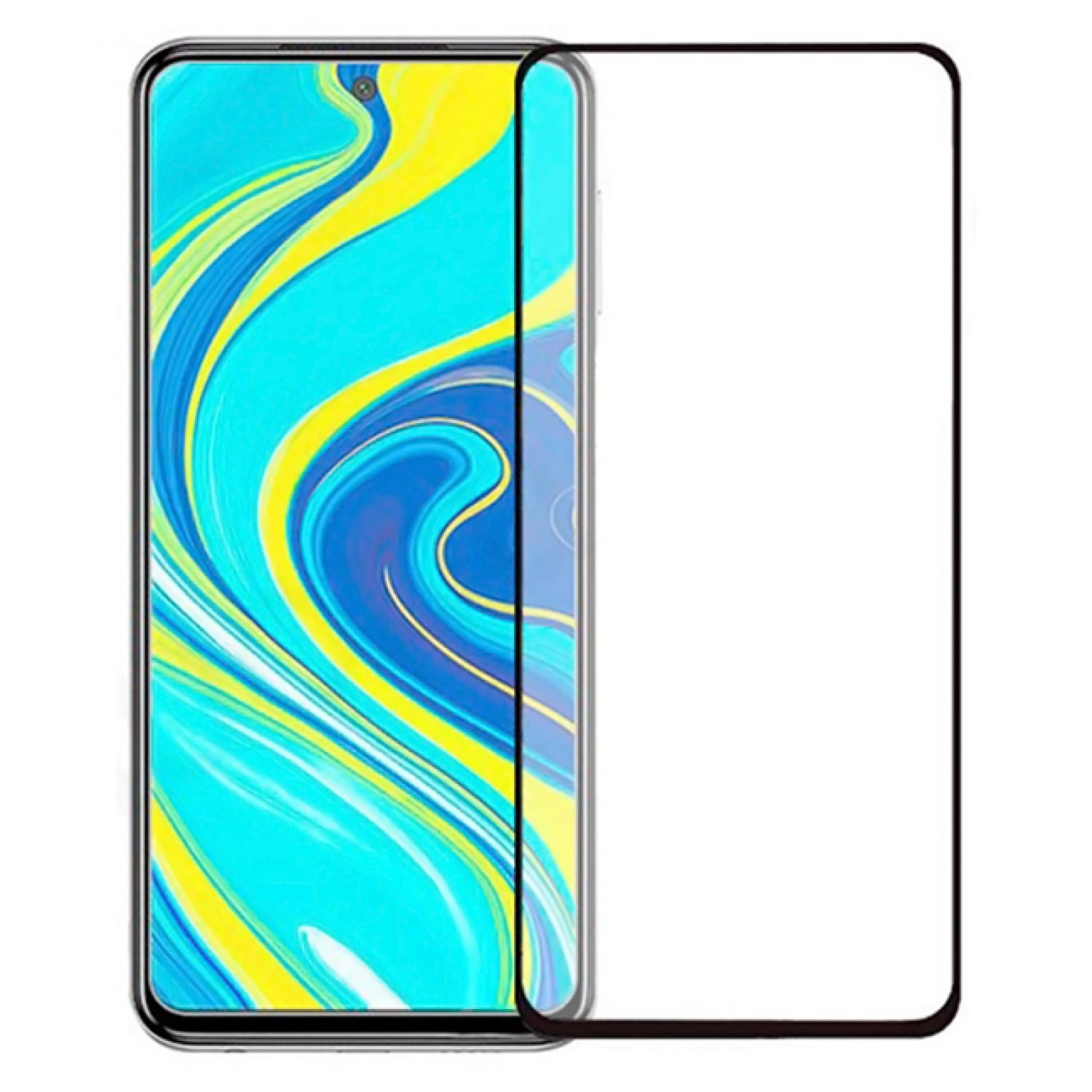 POWERTECH Tempered Glass 5D, full glue, Xiaomi Redmi Note 9 Pro, μαύρο POWERTECH Tempered Glass 5D, full glue, Xiaomi Redmi Note 9 Pro, μαύρο