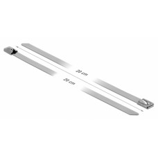 DELOCK μεταλλικός σφιγκτήρας καλωδίων 18771, 200x7.9mm, 10τμχ