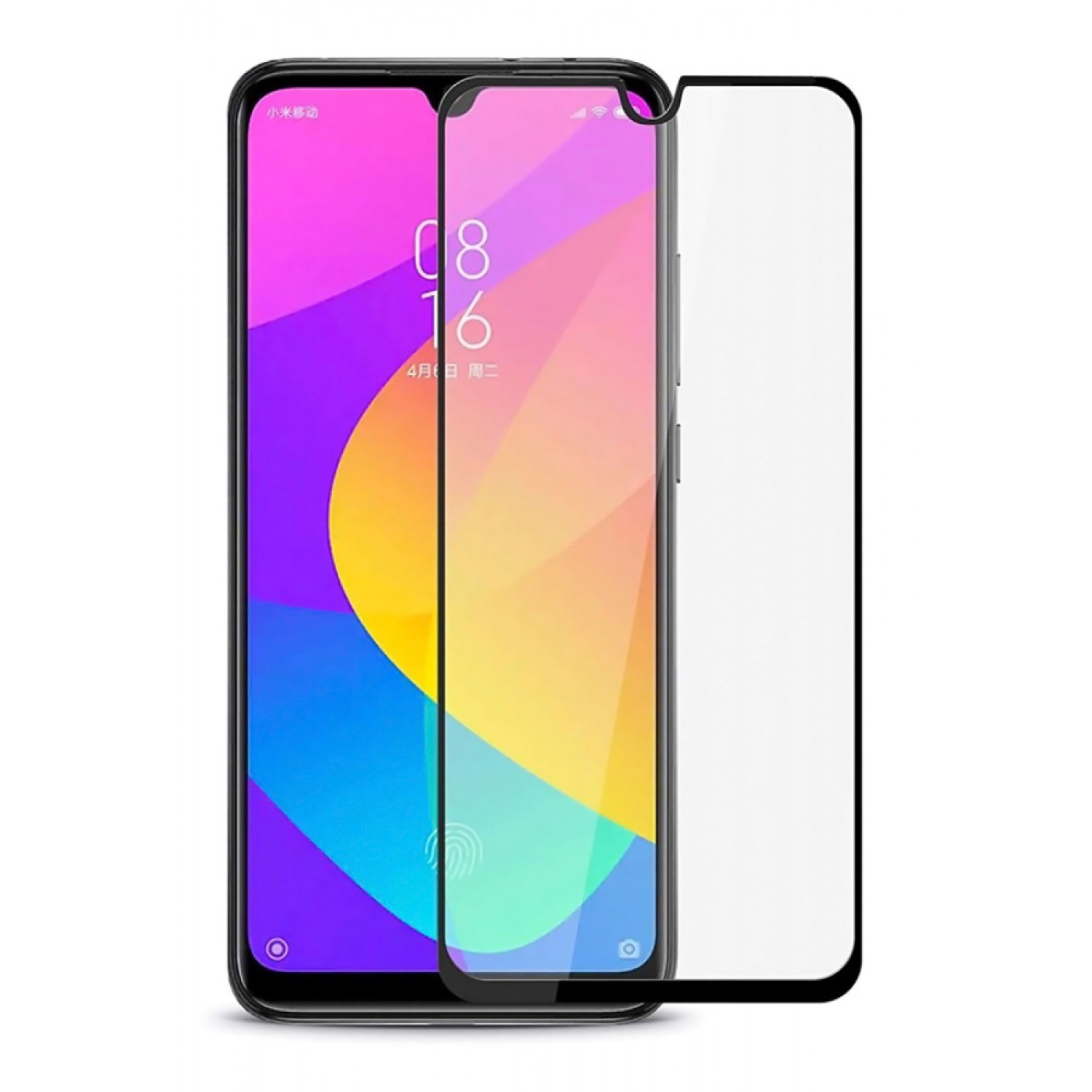 POWERTECH Tempered Glass 5D, Full Glue, Xiaomi Mi A3, μαύρο POWERTECH Tempered Glass 5D, Full Glue, Xiaomi Mi A3, μαύρο