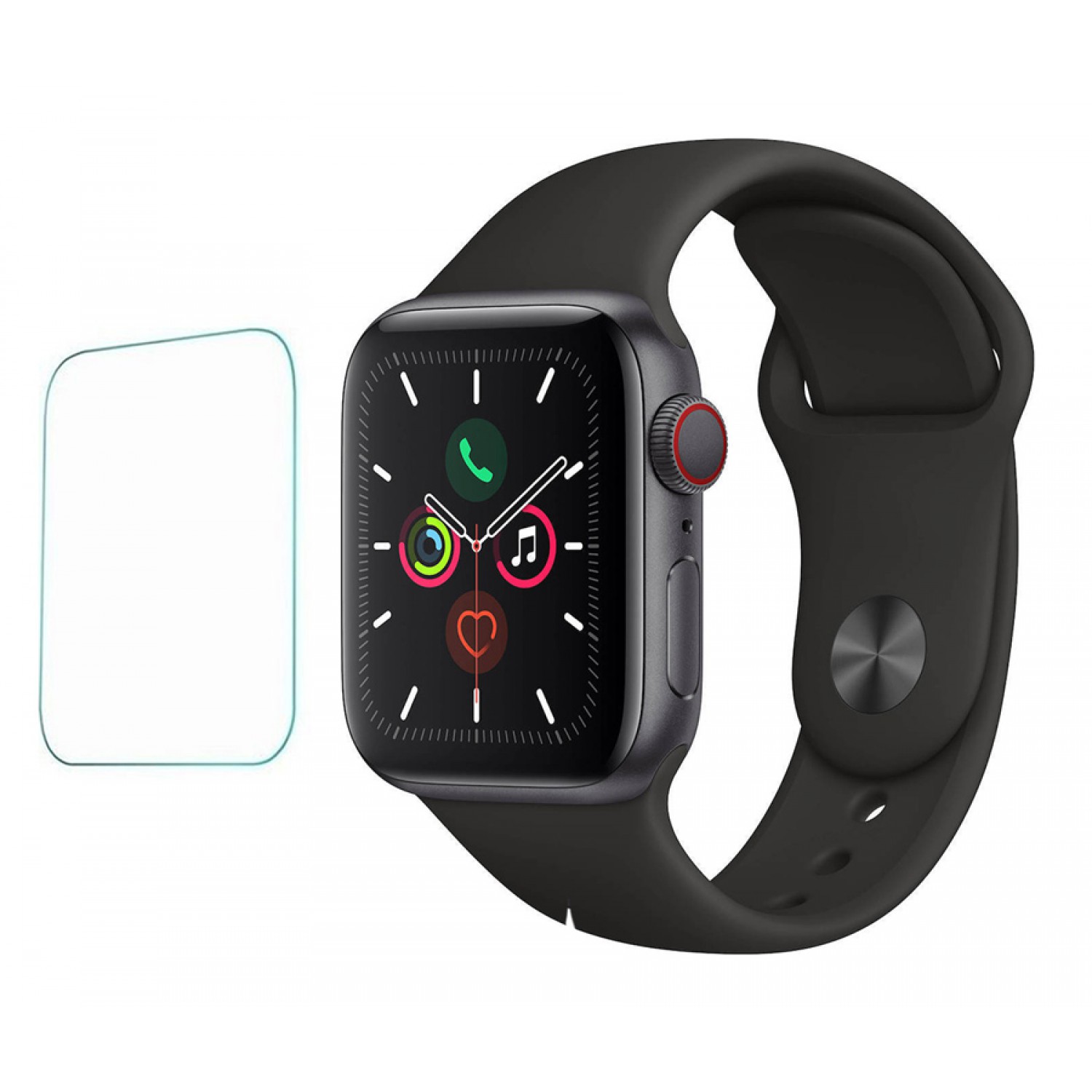 POWERTECH Tempered Glass 9H 2.5D TGC-0378, 40mm, Apple Watch Series 5 POWERTECH Tempered Glass 9H 2.5D TGC-0378, 40mm, Apple Watch Series 5