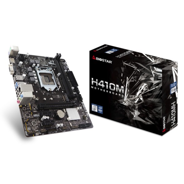 BIOSTAR Μητρική H410MH, 2x DDR4, s1200, USB 3.2, HDMI, mATX, Ver. 6.0