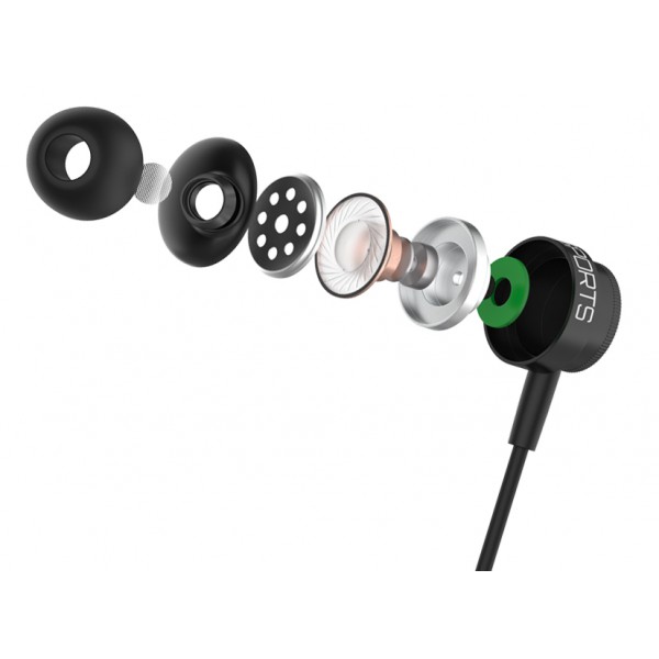 SADES Gaming earphones Wings 10, magnetic, 10mm, 3.5mm, μαύρα