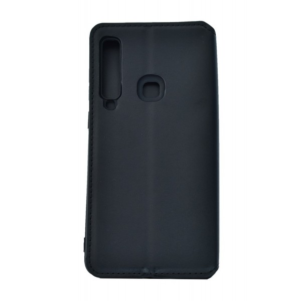 POWERTECH Θήκη Slim Leather για Samsung A9 2018, μαύρη