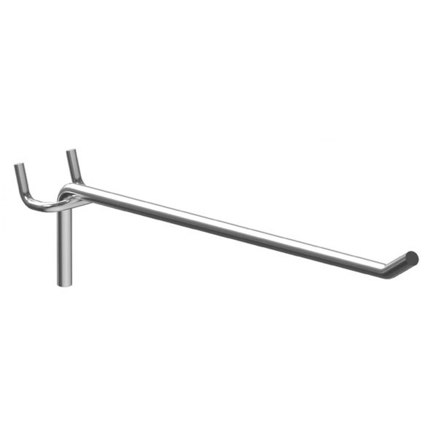 Γάντζος μονός για διάτρητο stand, 35cm