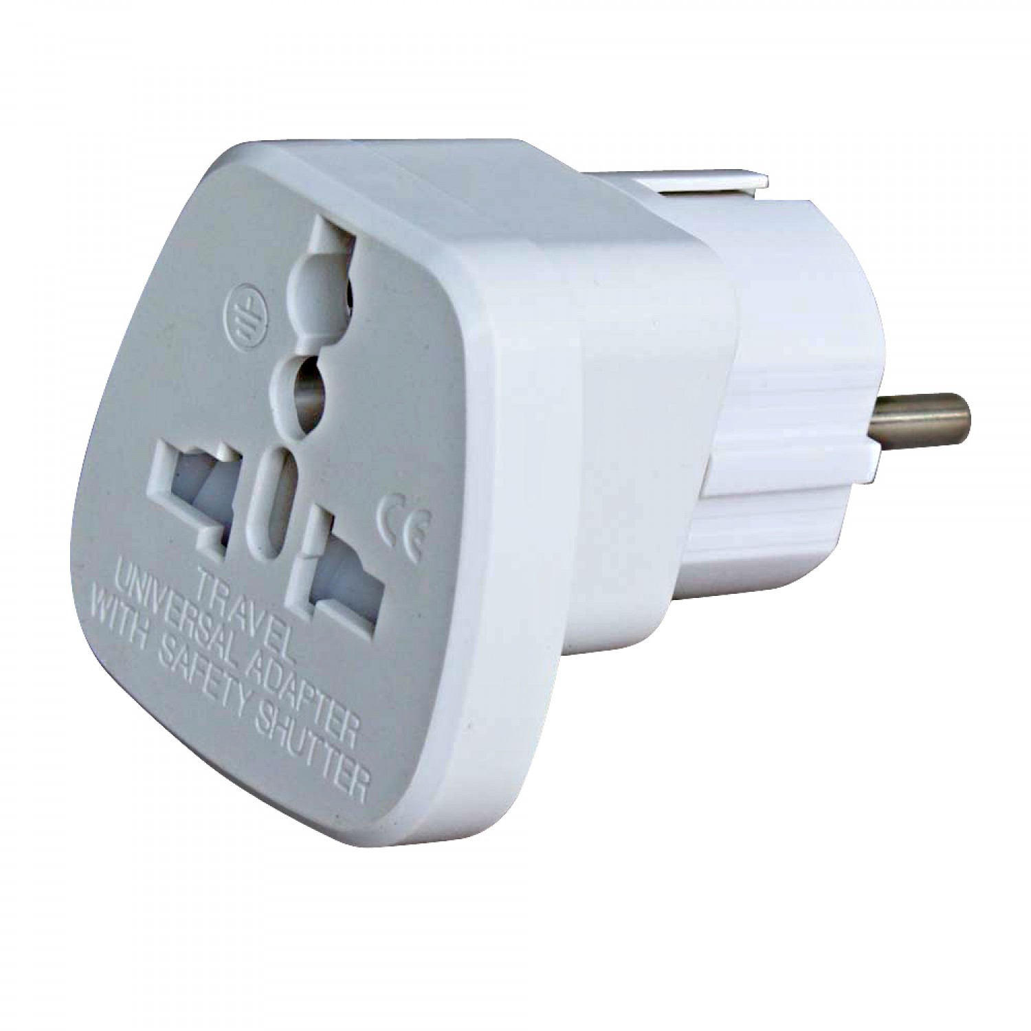 POWERTECH αντάπτορας PT-350 από german type σε universal, copper POWERTECH αντάπτορας PT-350 από german type σε universal, copper