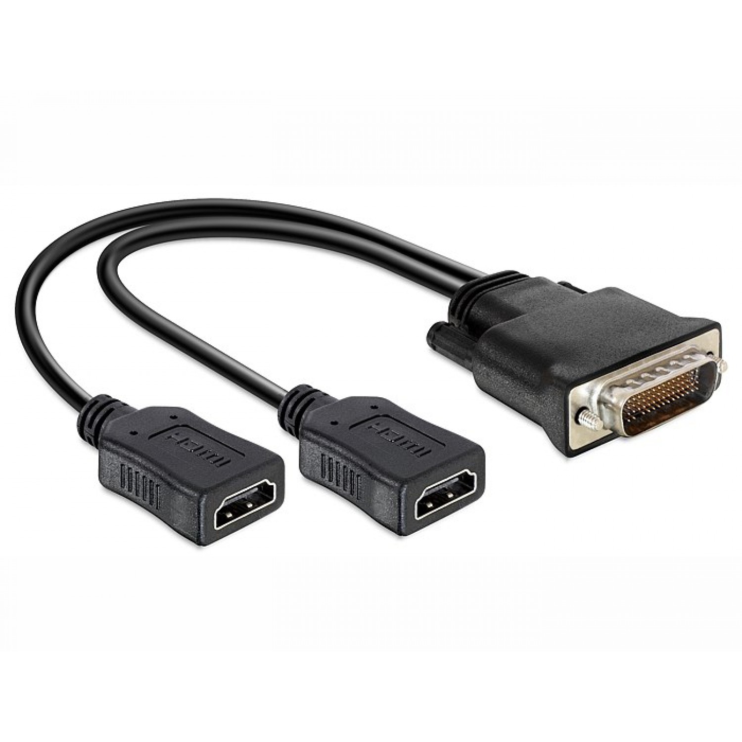 DELOCK splitter από DMS-59 male σε 2x HDMI 19 pin female, 20cm, μαύρο DELOCK splitter από DMS-59 male σε 2x HDMI 19 pin female, 20cm, μαύρο
