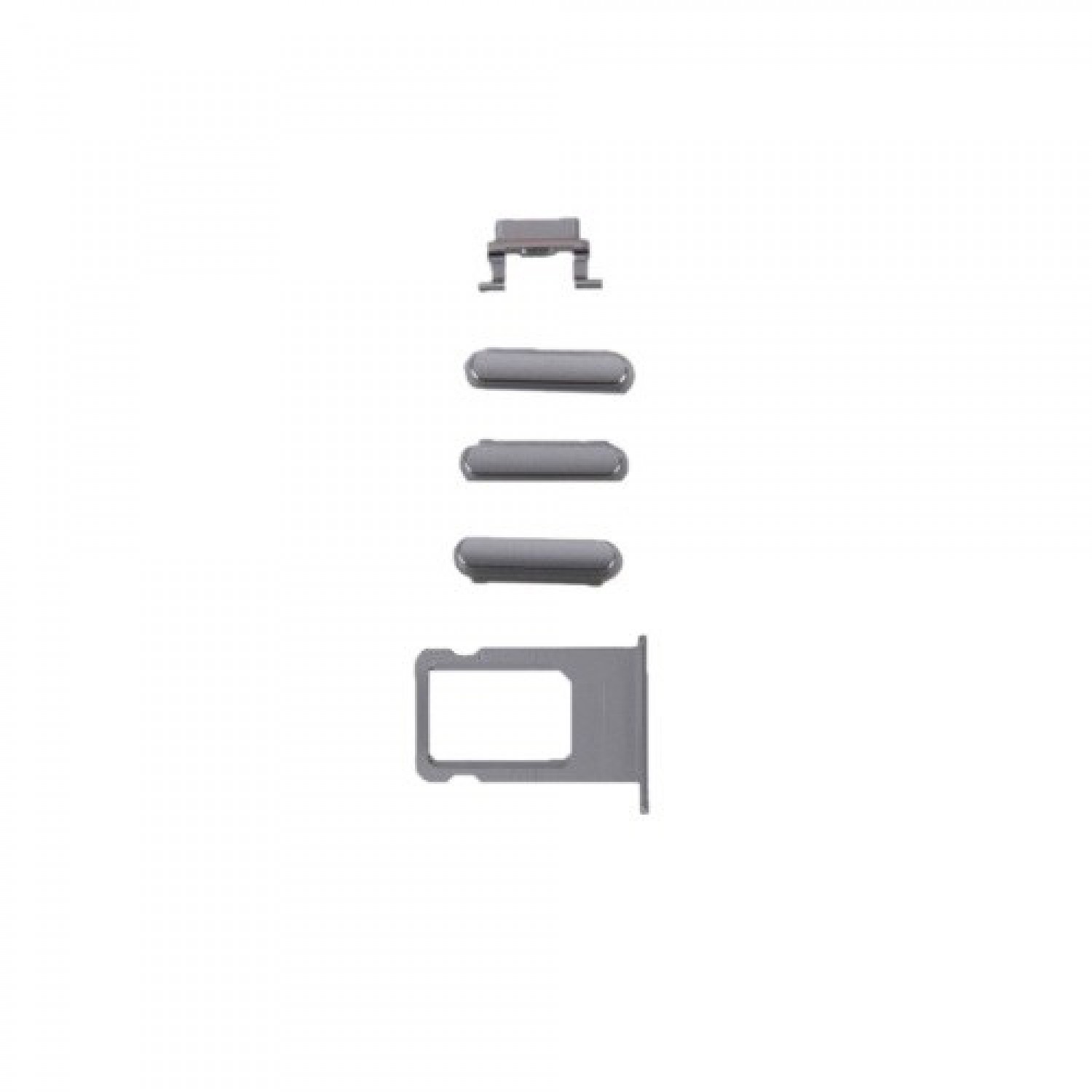 Πλαϊνά πλήκτρα και Βάση Sim για iPhone 6, Gray