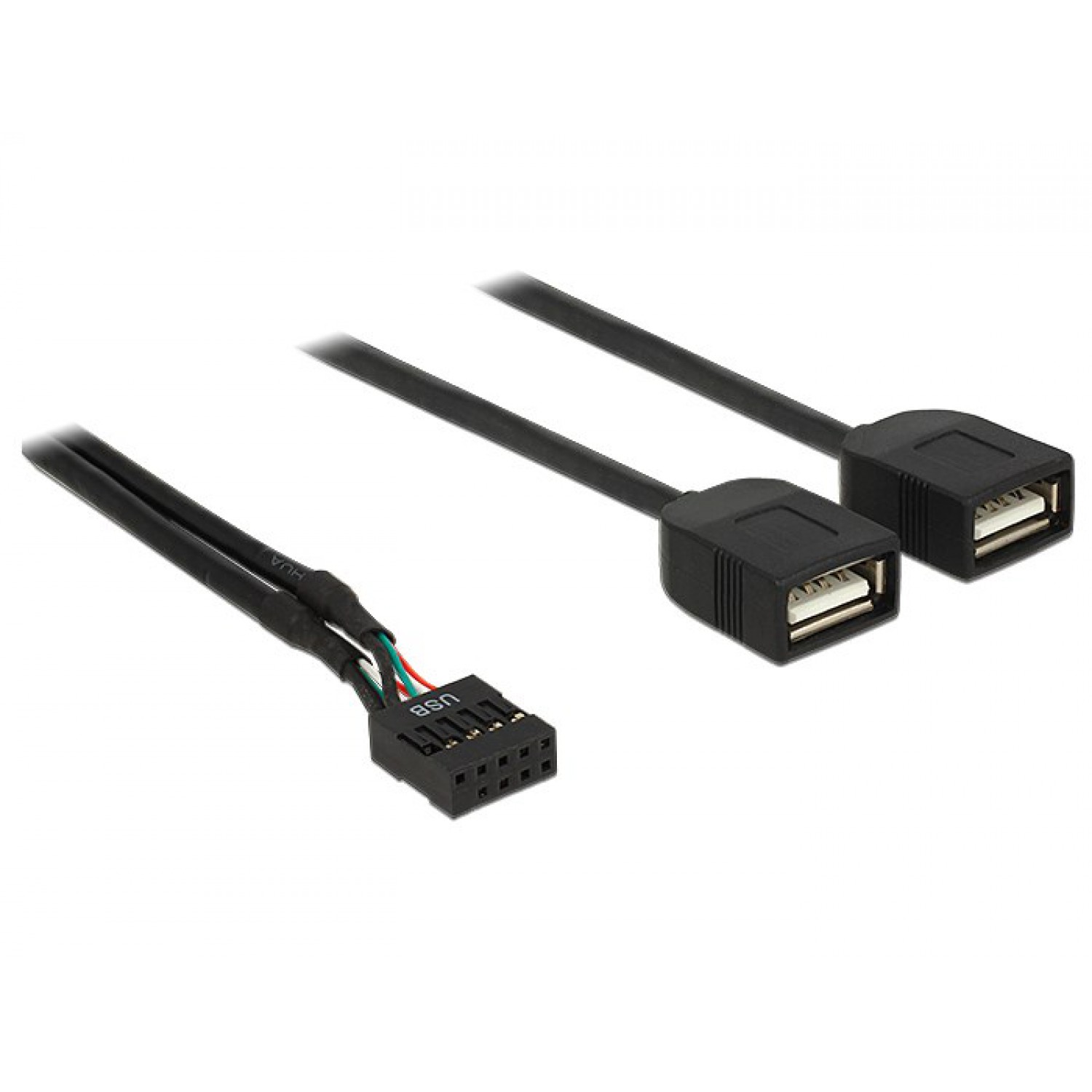 DELOCK καλώδιο USB-A interface σε 2x USB Type-A female 83823, 0.4m DELOCK καλώδιο USB-A interface σε 2x USB Type-A female 83823, 0.4m
