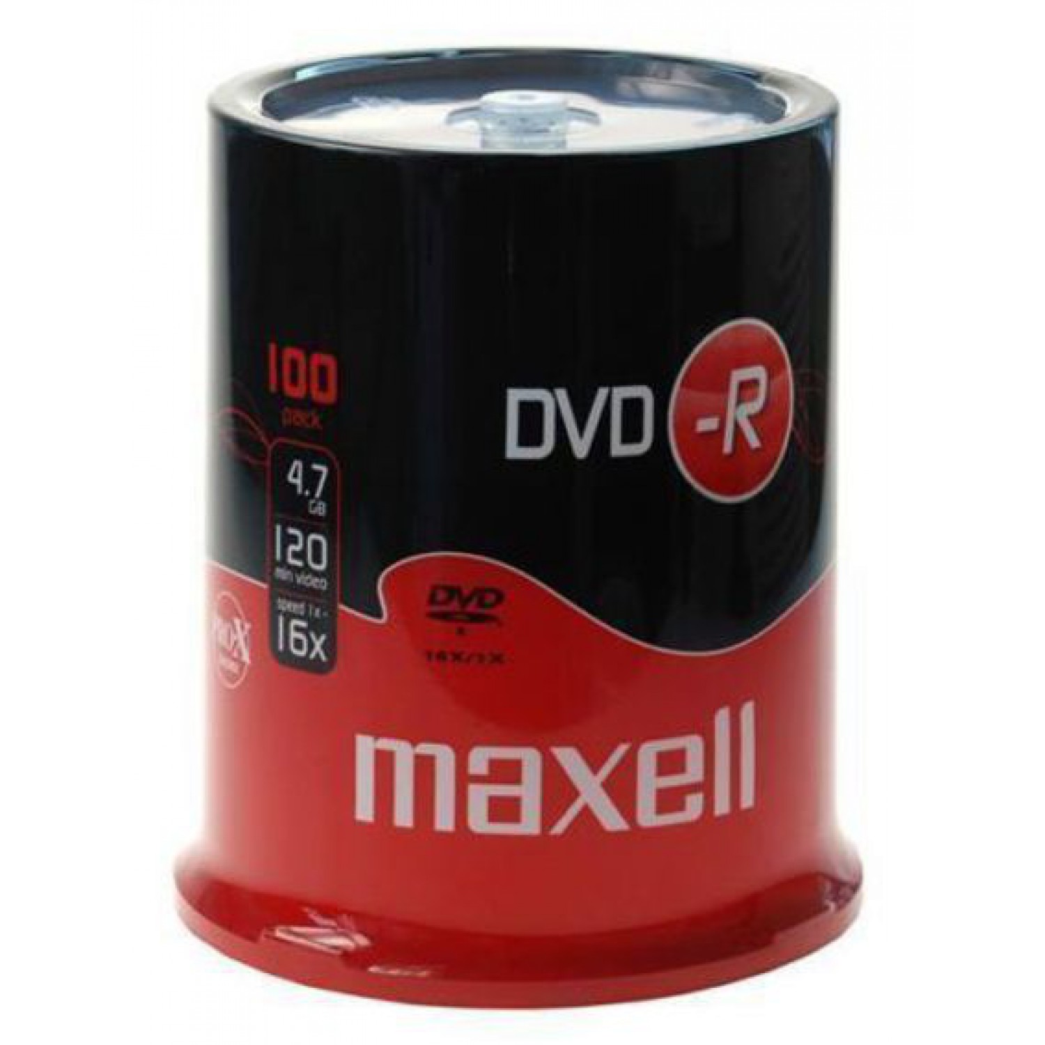 MAXELL DVD-R 4.7GB/120min, 16x speed, cake box, 100τμχ