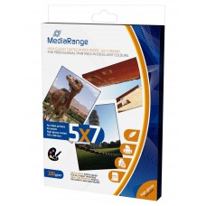 MEDIARANGE 130x180mm PP CARD, GLOSSY, 220g, 50τμχ