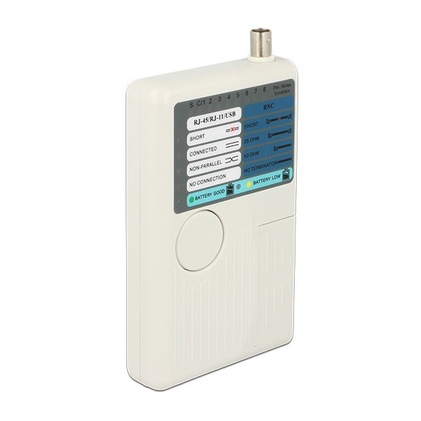 DELOCK Tester για RJ45 - RJ12 - BNC - USB DELOCK Tester για RJ45 - RJ12 - BNC - USB