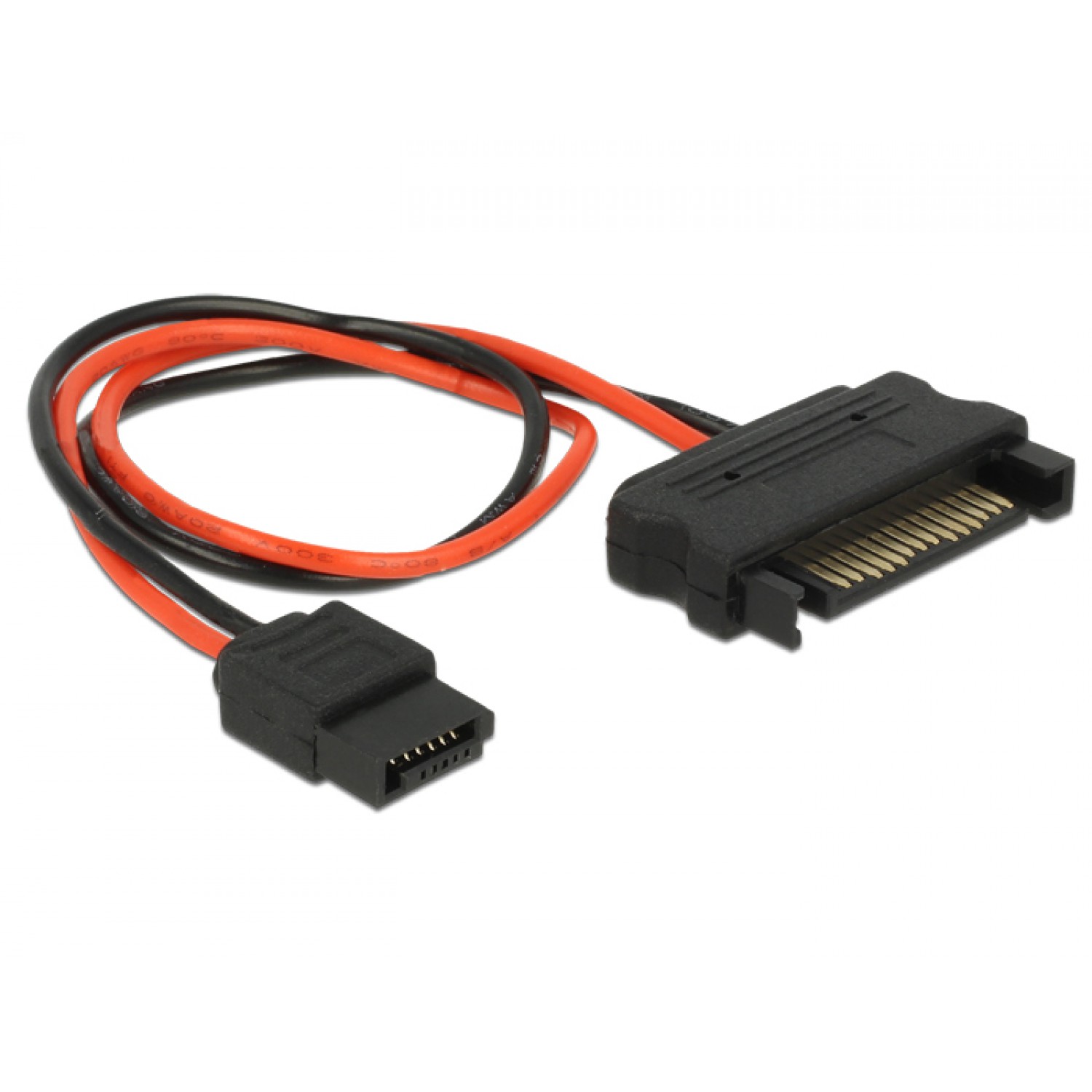 DELOCK καλώδιο SATA 15pin σε SATA 6pin 84874, 20cm
