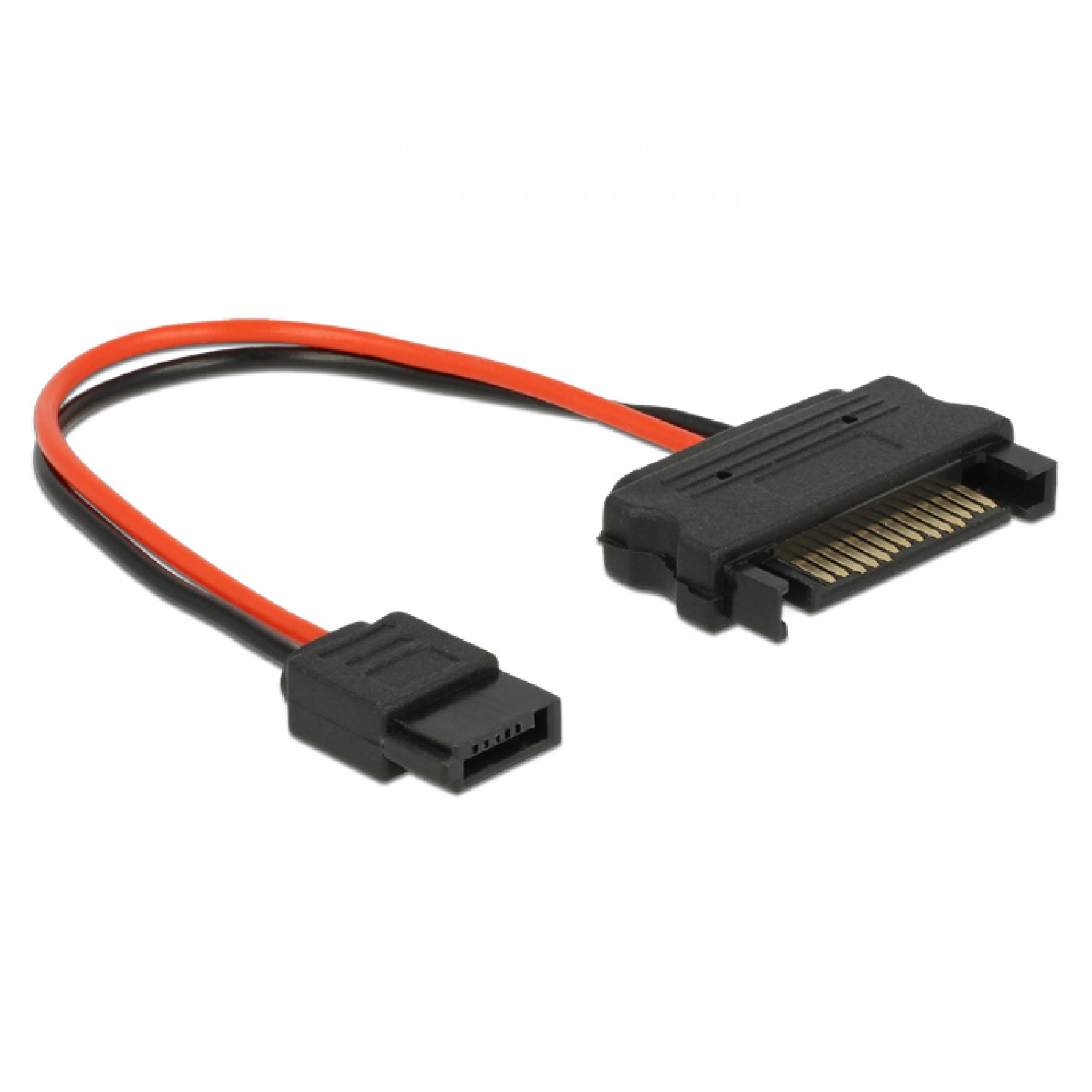 DELOCK καλώδιο SATA 15pin σε SATA 6pin 84873, 10cm DELOCK καλώδιο SATA 15pin σε SATA 6pin 84873, 10cm