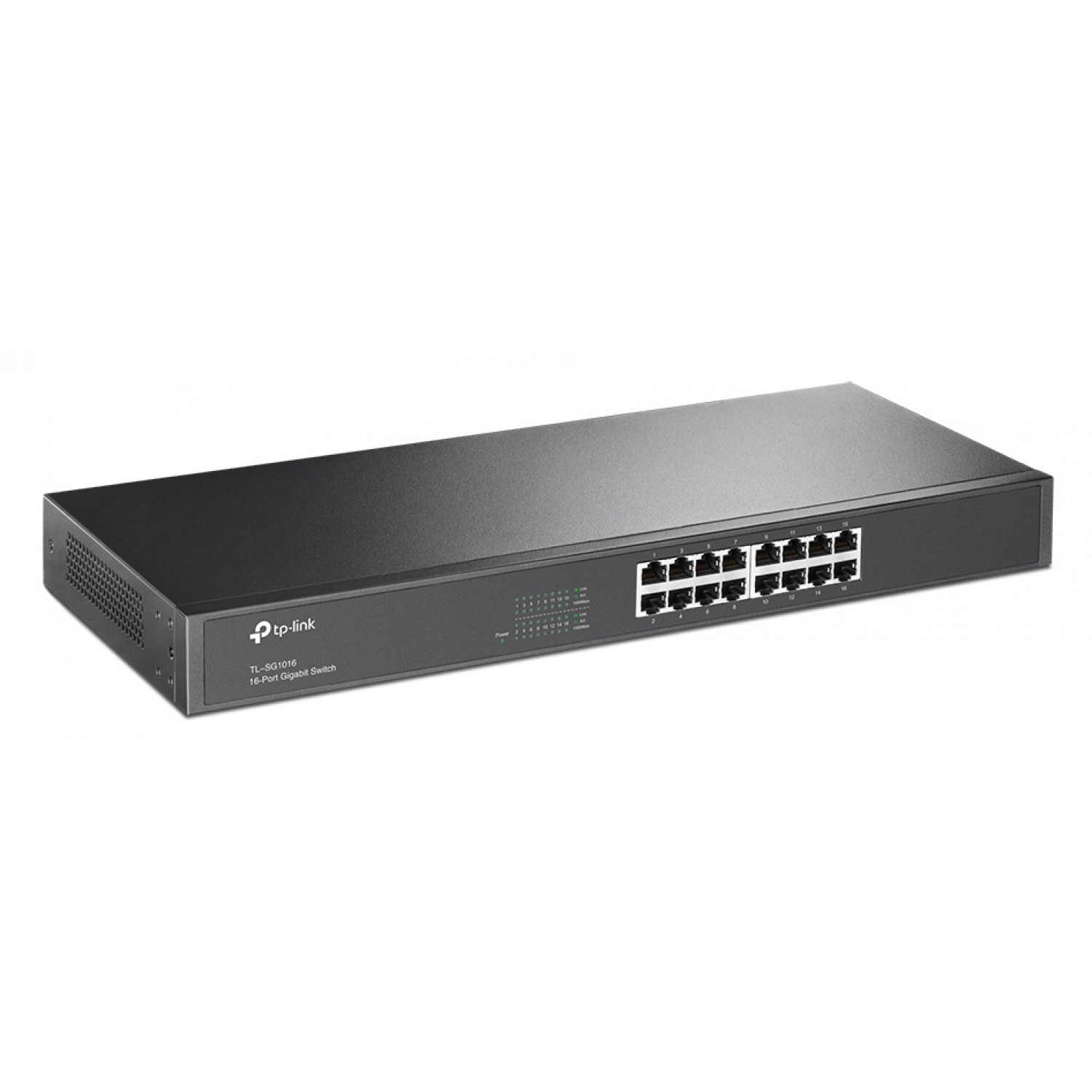 TP-LINK Rackmount Switch TL-SG1016, 16-port 10/100/1000Mbps, Ver. 13.0 TP-LINK Rackmount Switch TL-SG1016, 16-port 10/100/1000Mbps, Ver. 13.0