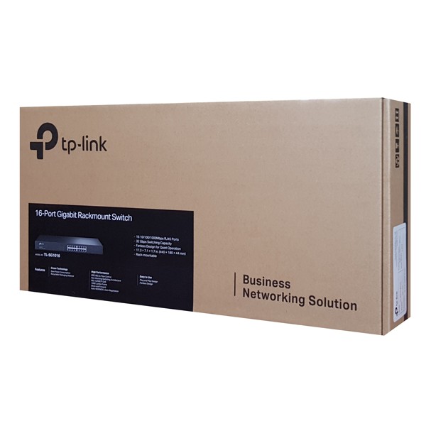 TP-LINK Rackmount Switch TL-SG1016, 16-port 10/100/1000Mbps, Ver. 13.0 TP-LINK Rackmount Switch TL-SG1016, 16-port 10/100/1000Mbps, Ver. 13.0