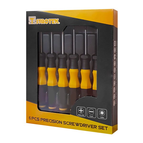 SPROTEK set κατσαβιδιών ακριβείας STD-3660, κασετίνα, 6 τεμάχια SPROTEK set κατσαβιδιών ακριβείας STD-3660, κασετίνα, 6 τεμάχια